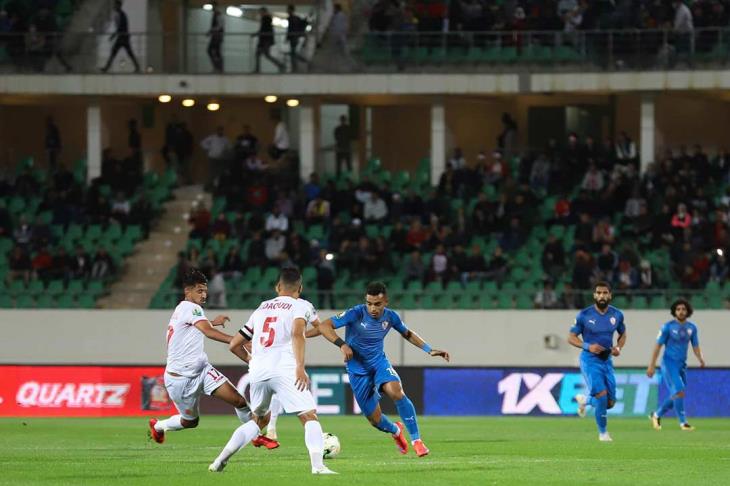 كأس الاتحاد الأفريقي: لا غالب ولا مغلوب بين حسنية أكادير والزمالك