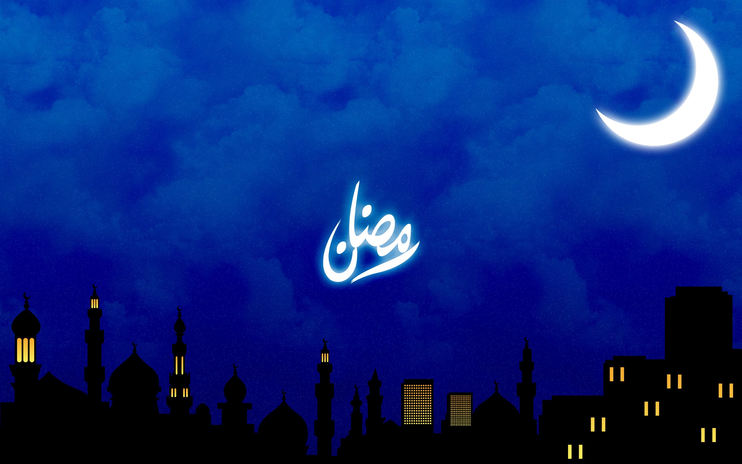 Начало рамадана луна. Мусульманские обои. Мусульманская ночь. Красивые обои для мусульман. Рамадан обои.