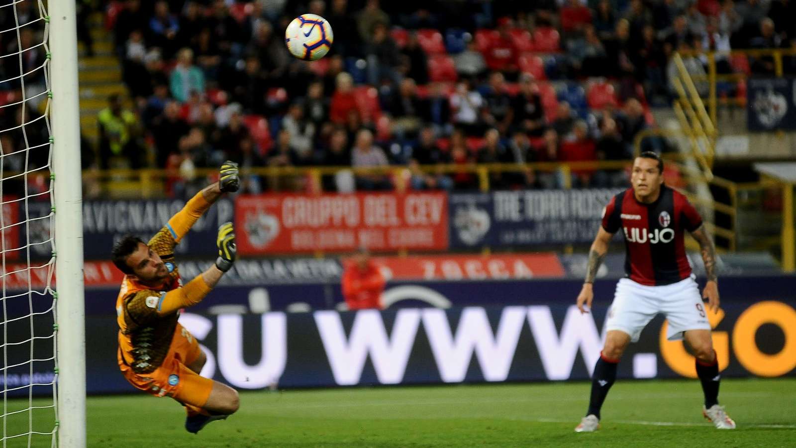 نابولي يختتم الدوري بالخسارة أمام بولونيا