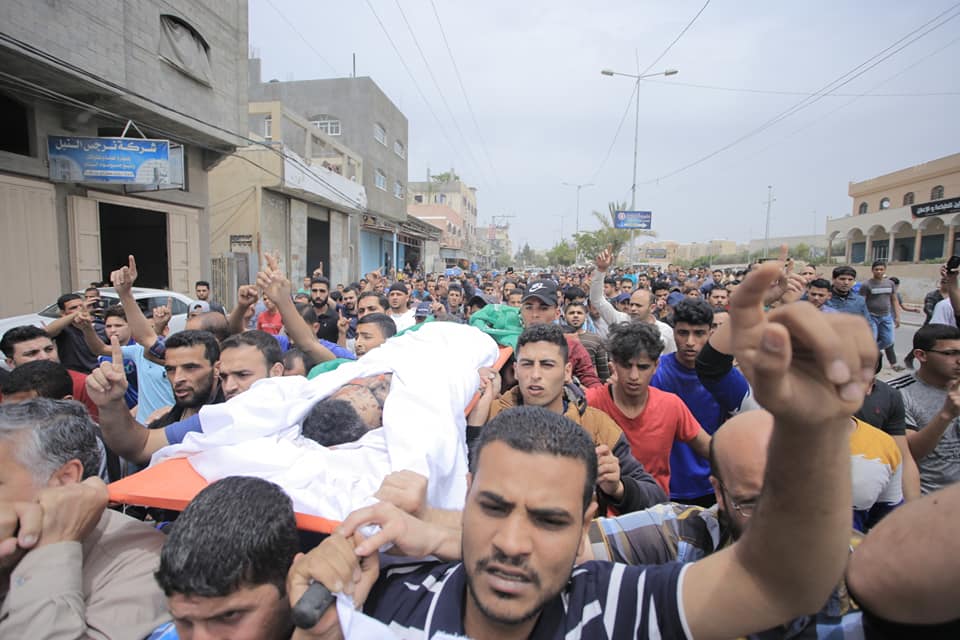 تشييع جثامين 3 شهداء شمال غزة