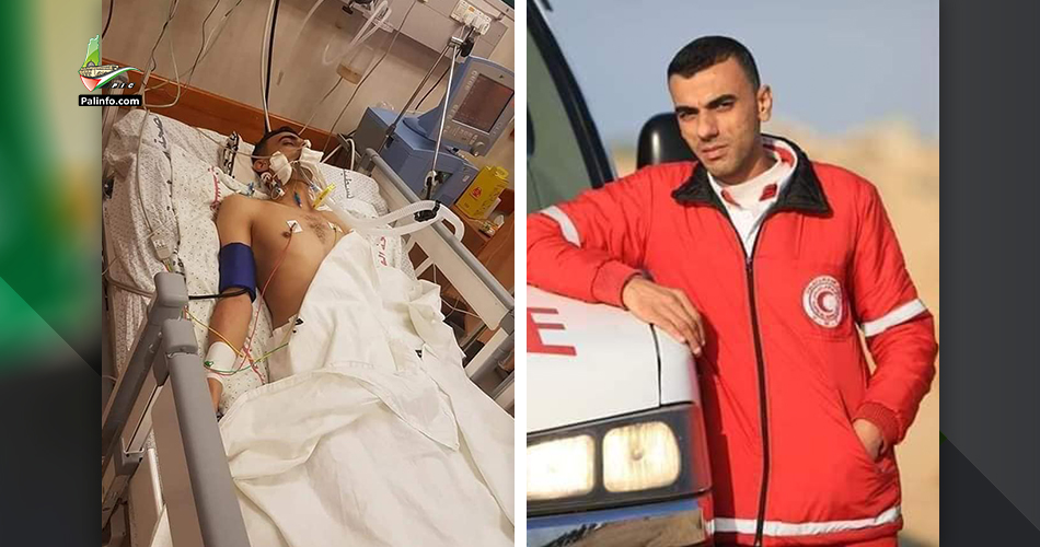 استشهاد مسعف متأثرا بإصابته خلال عمله الإنساني بمسيرة العودة
