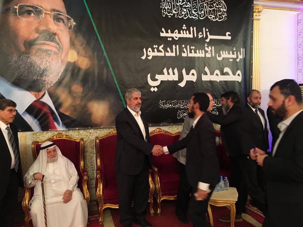 مشعل في شهادته عن مرسي:  كان دائم الدفاع عن فلسطين