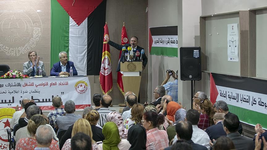 أكبر نقابة عمالية بتونس: صفقة القرن خيانة ومؤامرة لإزاحة فلسطين