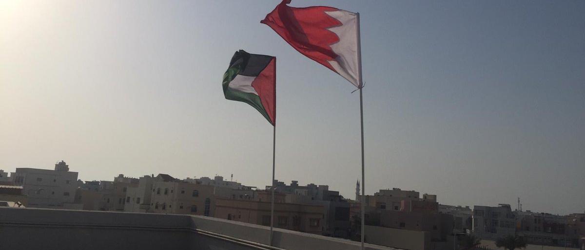 بحرينيون يتحدون قيادة بلادهم بأعلام فلسطينية وتغريدات غاضبة