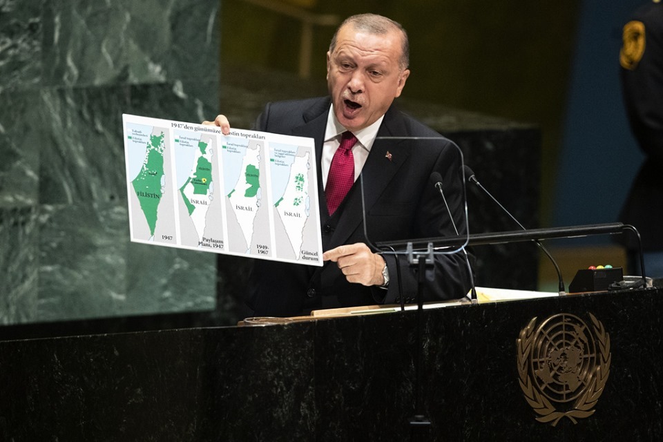 أردوغان يندد باستمرار حصار غزة والتعدي على الوضع التاريخي للقدس