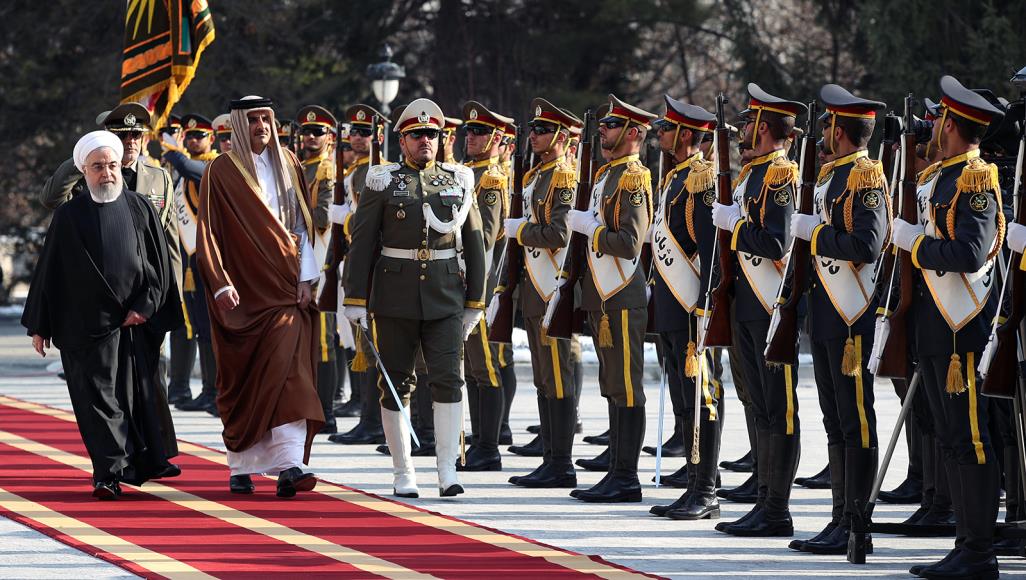 أمير قطر يصل طهران لبحث الأوضاع في المنطقة