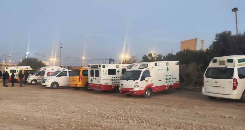 قافلة أميال: وصول 14 إسعافًا لغزة