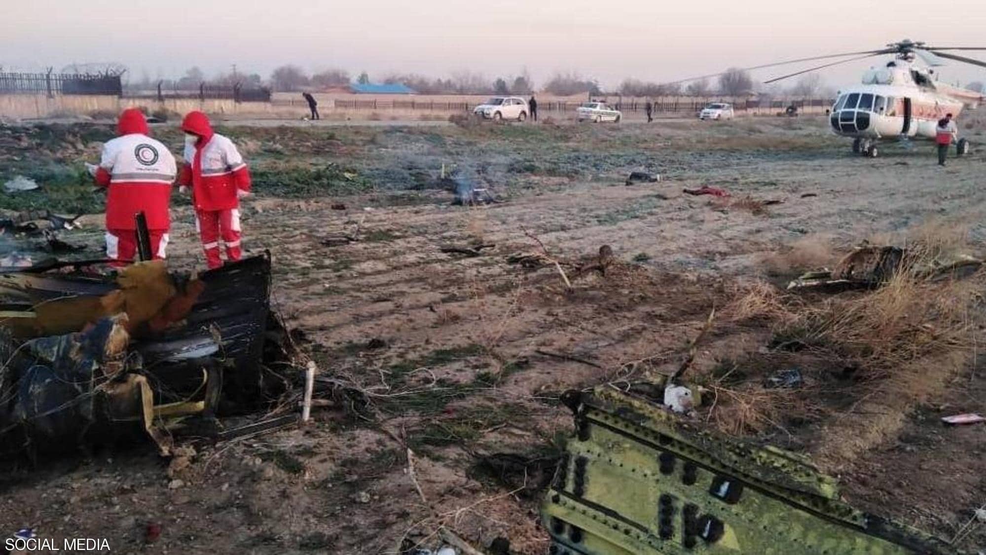 تحطم طائرة أوكرانية فوق إيران ومصرع 176 راكبا