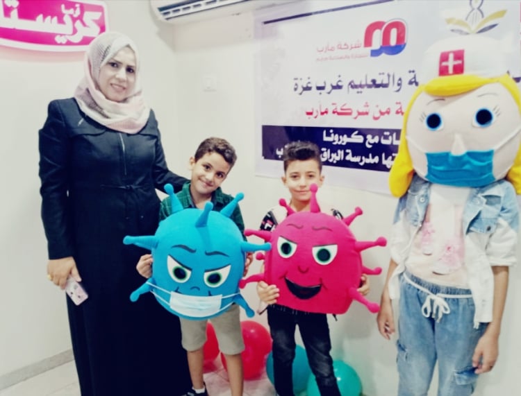 يوميات كورونا.. مبادرة توعوية بـالدمى لأطفال غزة