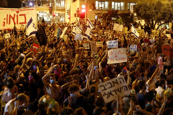 تواصل الاحتجاجات الإسرائيلية المطالبة برحيل نتنياهو