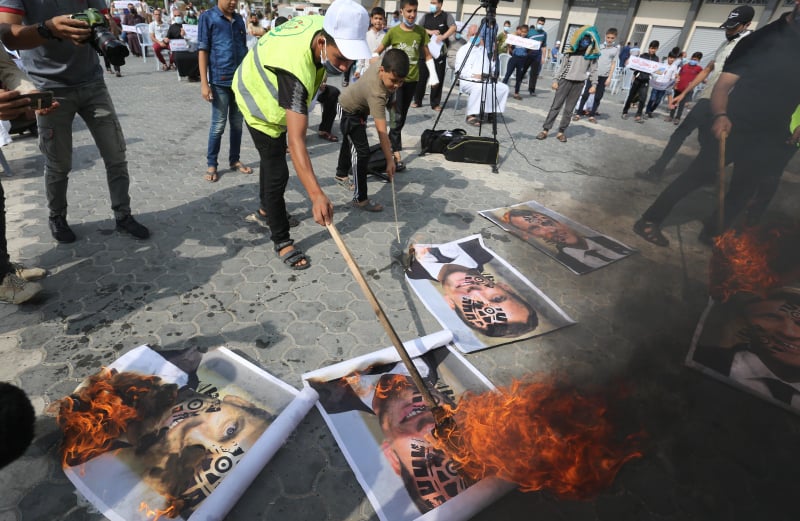 غزة تنتفض نصرة للنبي ورفضا للإساءات الفرنسية