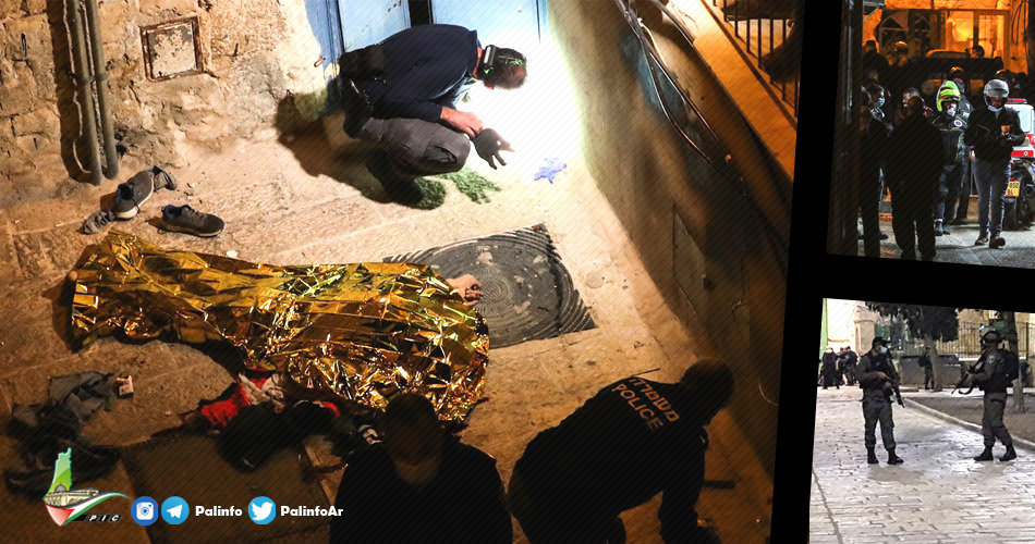 استشهاد شاب وإصابة جندي إسرائيلي بإطلاق نار في القدس