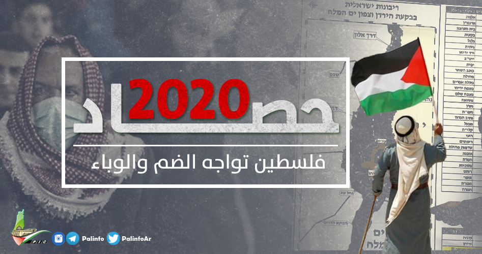 حصاد 2020 .. فلسطين تواجه الضم والوباء