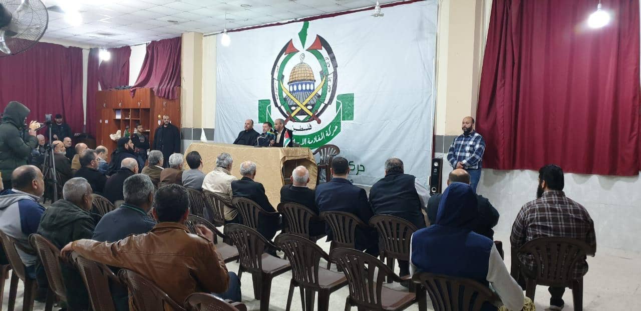 وفد قيادي من حماس يختتم زيارته إلى لبنان