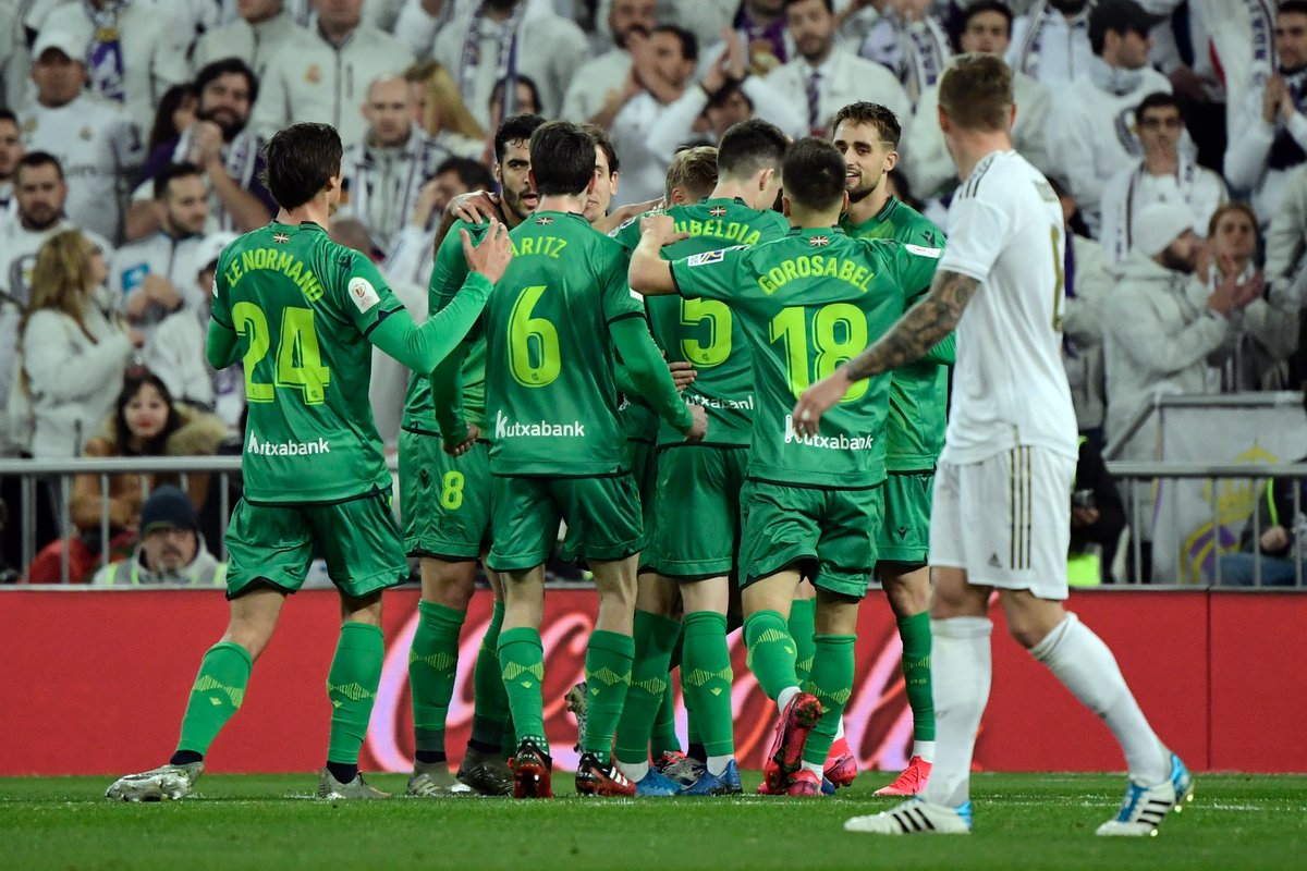 ريال مدريد يودع كأس ملك إسبانيا بخسارته أمام ريال سوسييداد