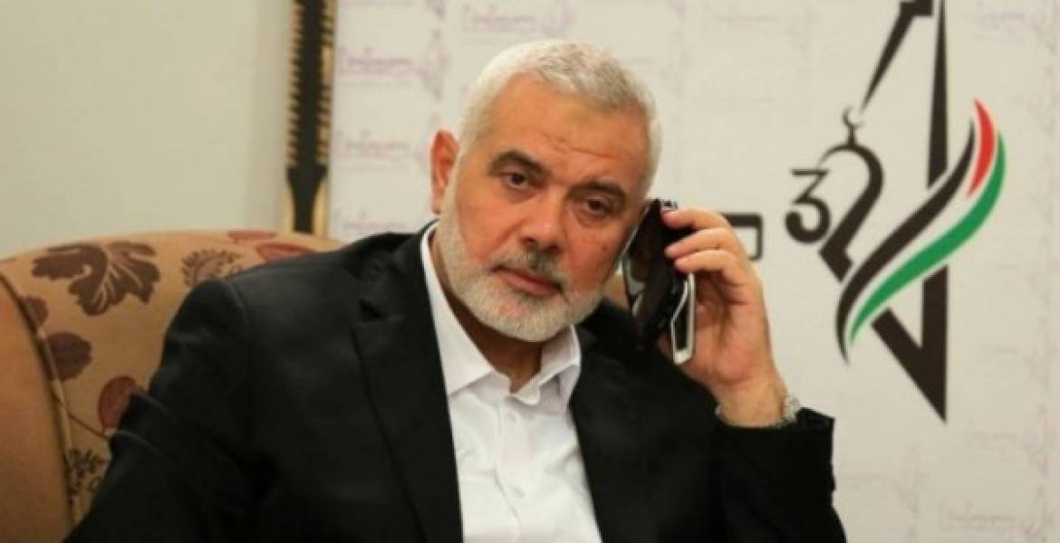 هنية يتلقى اتصالاً هاتفياً من زعيم تحالف الفتح العراقي