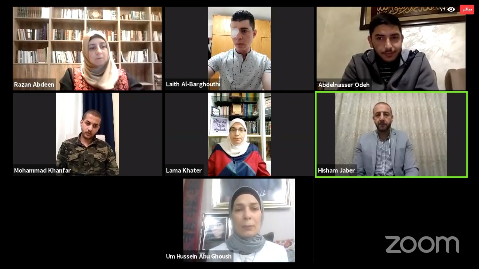 أمسية رمضانية إلكترونية تضامنًا مع الأسرى في سجون الاحتلال