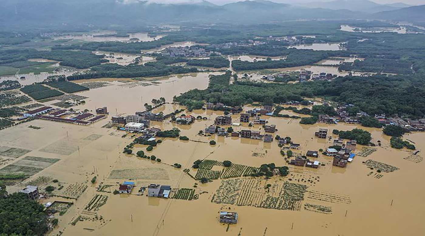 مقتل 13 شخصاً بسبب الفيضانات جنوب الصين