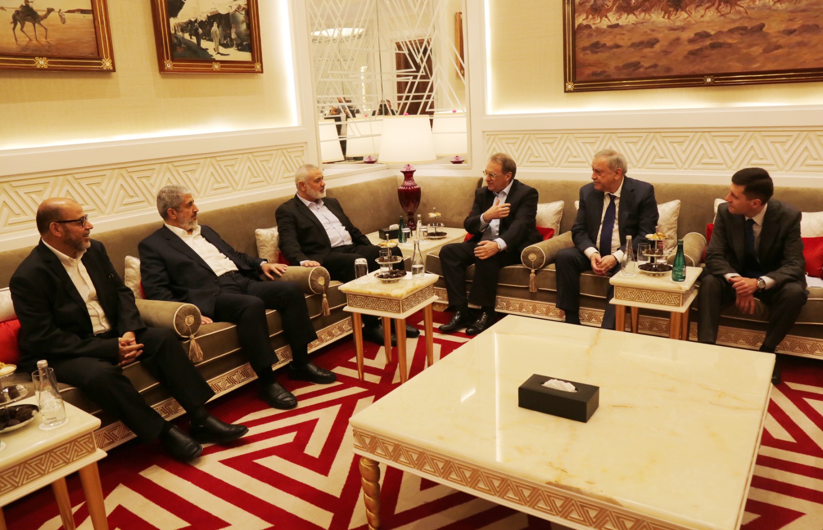 حماس تلتقي نائب وزير الخارجية الروسي في الدوحة