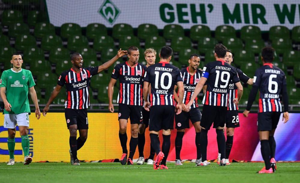 الدوري الألماني .. آنترخت فرانكفورت يعمّق جراح فيردر بريمن