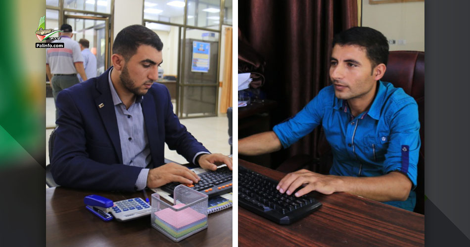 شابان من غزة.. من المقشة إلى مكاتب الإدارة في البلدية
