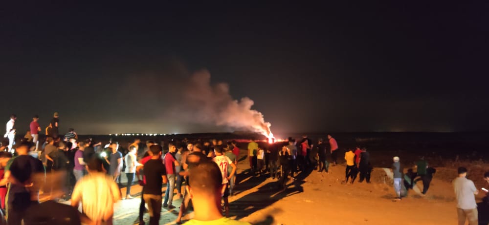 الإرباك الليلي يعود إلى حدود غزة .. و4 إصابات برصاص الاحتلال
