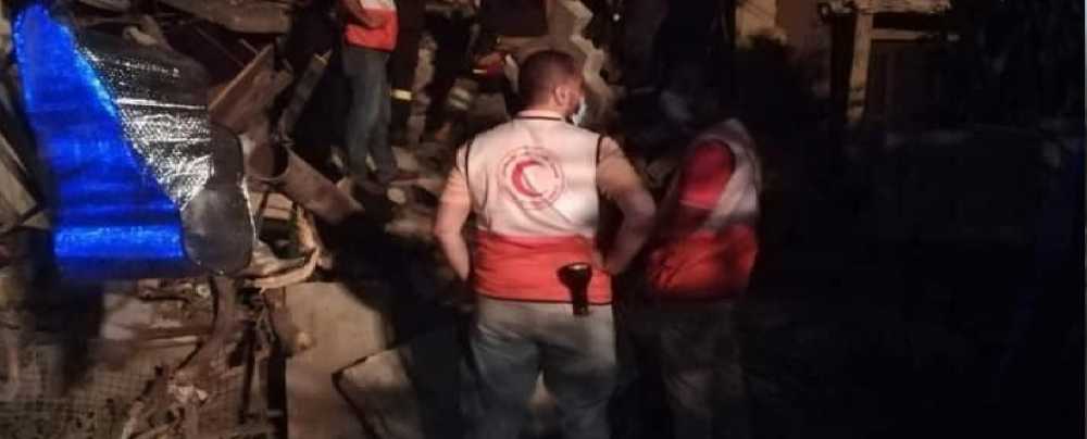 الهلال الأحمر الفلسطيني يشارك في إخلاء جرحى وشهداء انفجار بيروت