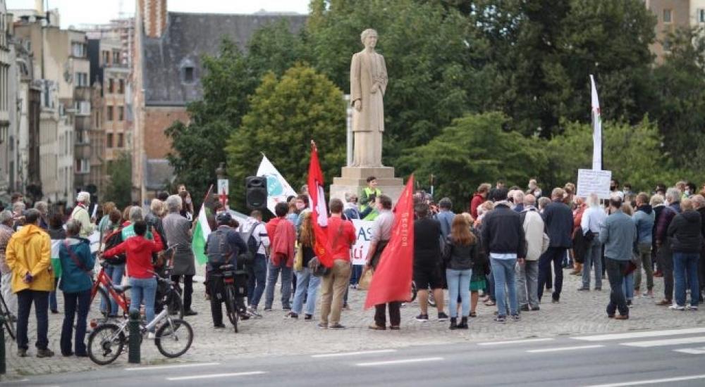 مظاهرات في هولندا تطالب بإنهاء الحصار على غزة