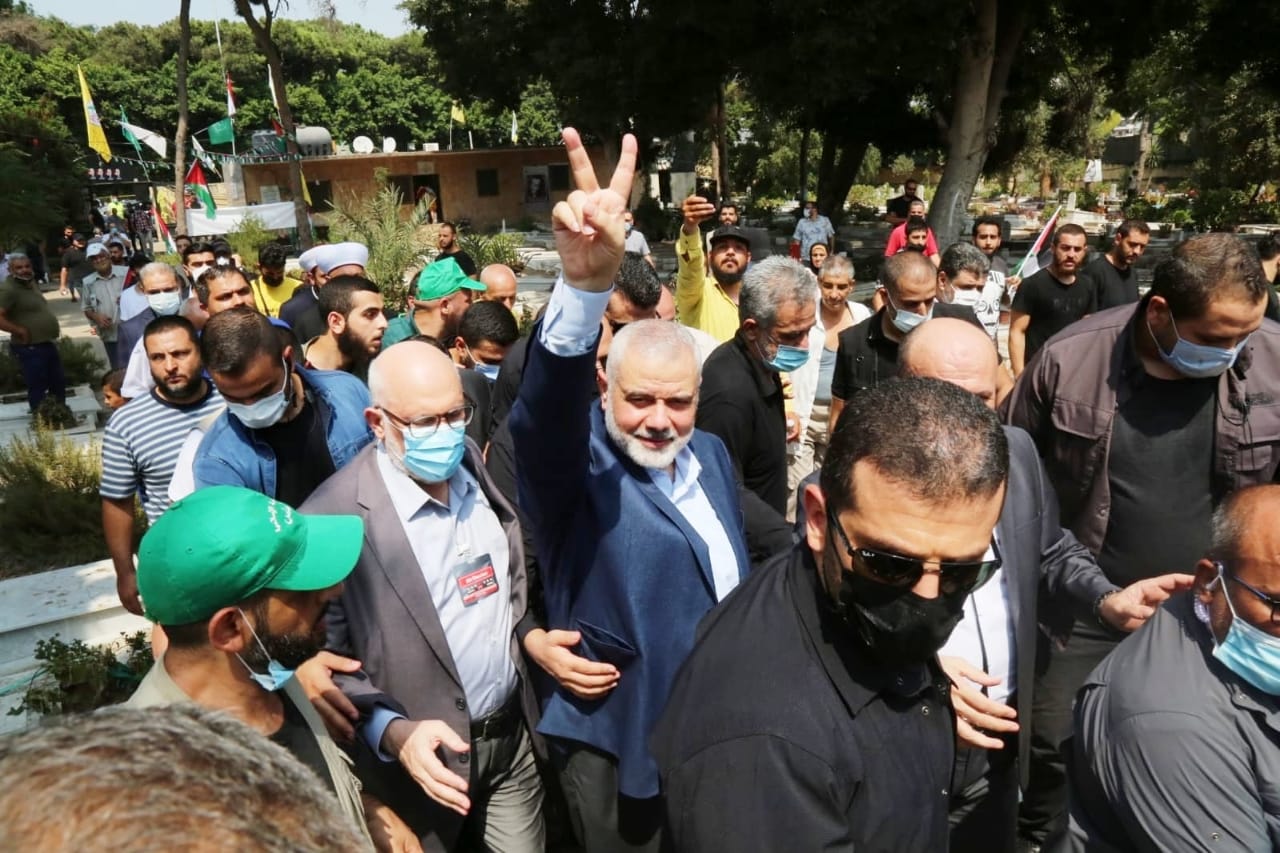 حماس تعلن اختتام هنية زيارة تاريخية إلى لبنان