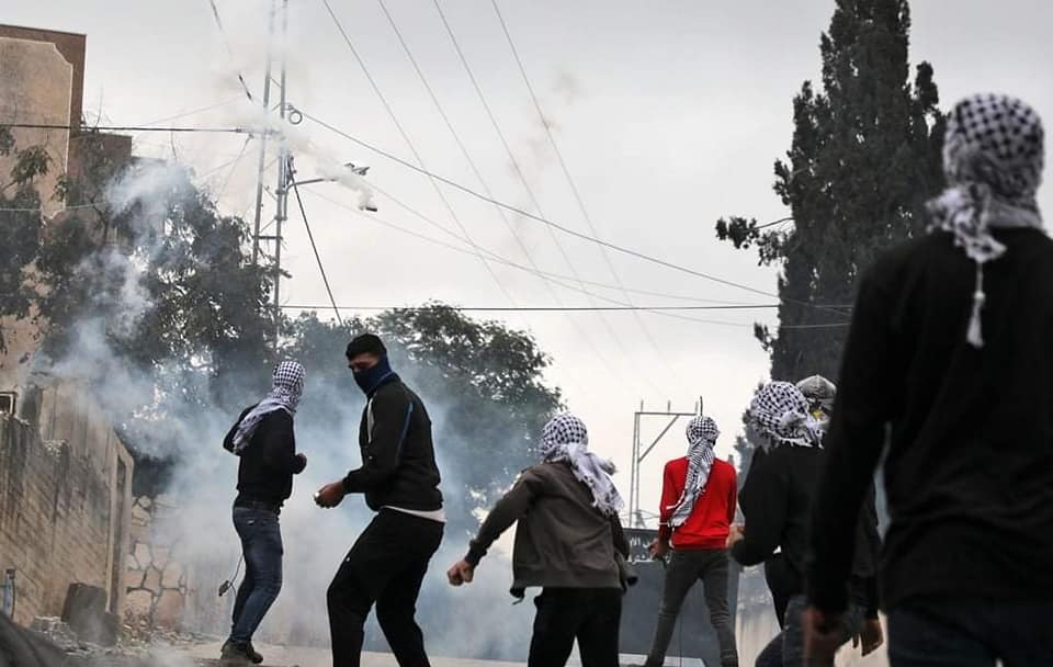 مواجهات عقب اقتحام الاحتلال وسط نابلس وجنين