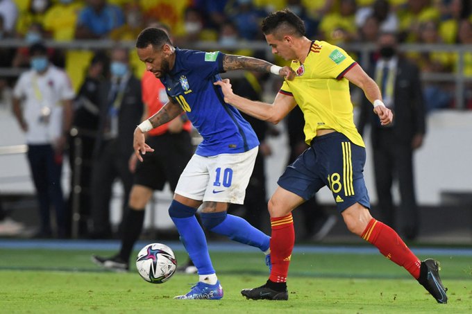 مواجهة البرازيل وكولومبيا تنتهي على وقع البياض