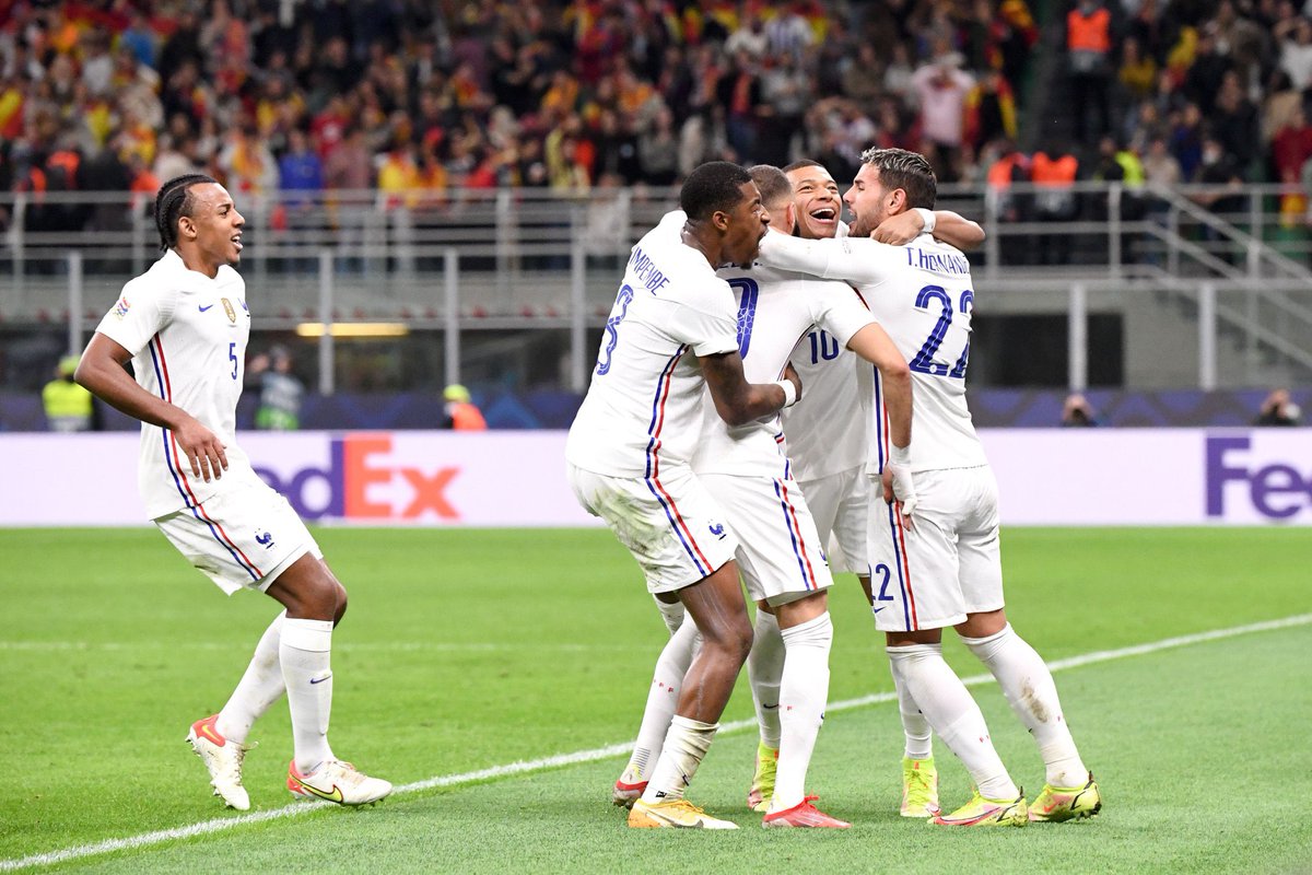 فرنسا تتغلب على إسبانيا وتتوج بلقب دوري الأمم الأوروبية