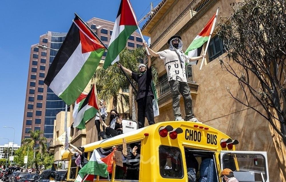 فعاليات تضامنية مع الشعب الفلسطيني في كاليفورنيا الأمريكية