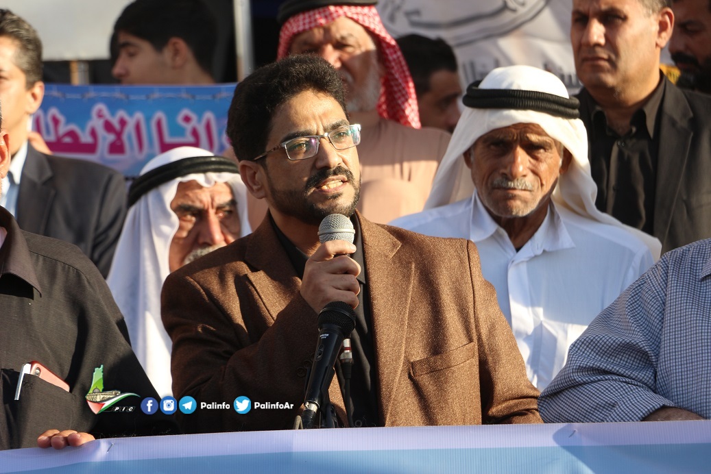 وقفة تضامنية مع الأسرى وسط قطاع غزة