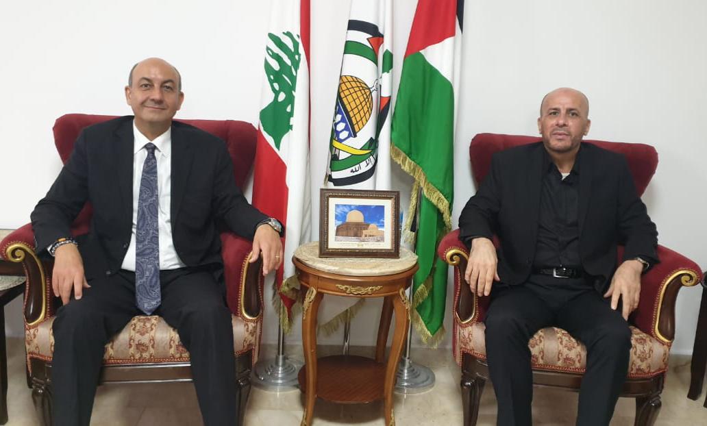 ممثل حماس يستقبل السفير التركي في لبنان ويبحث معه آخر المستجدات