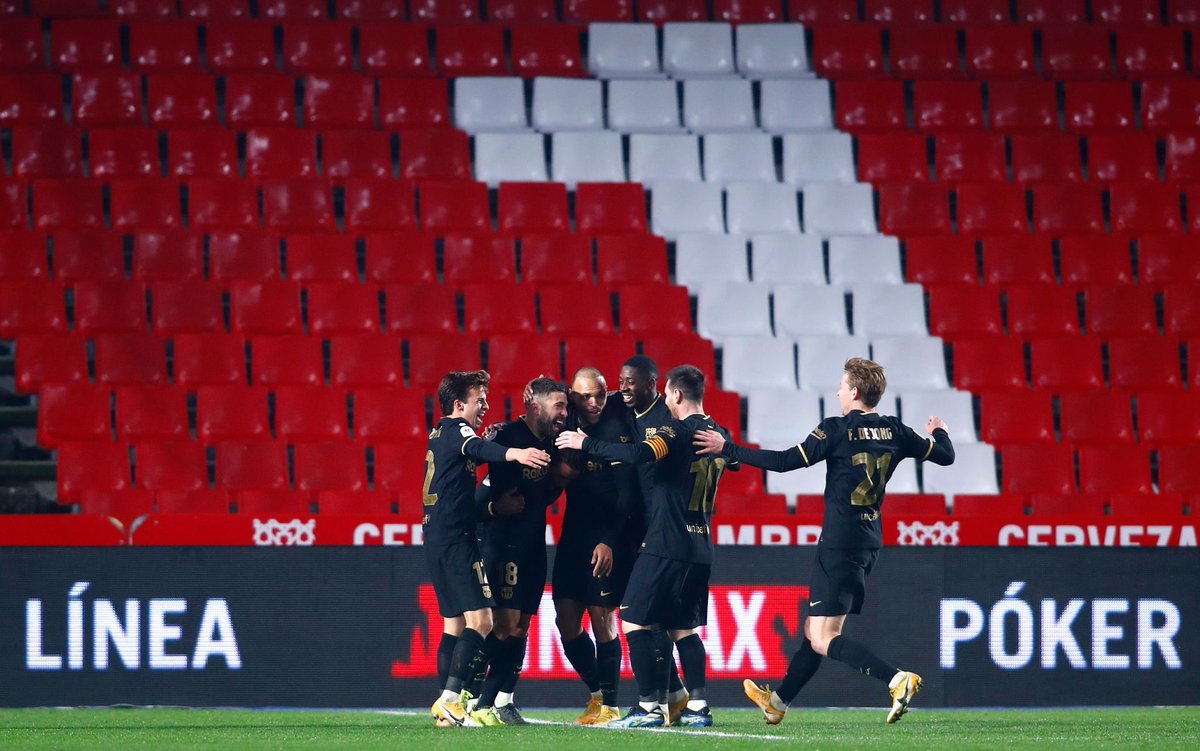 برشلونة يتغلب على غرناطة بشق الأنفس ويبلغ نصف نهائي كأس ملك إسبانيا