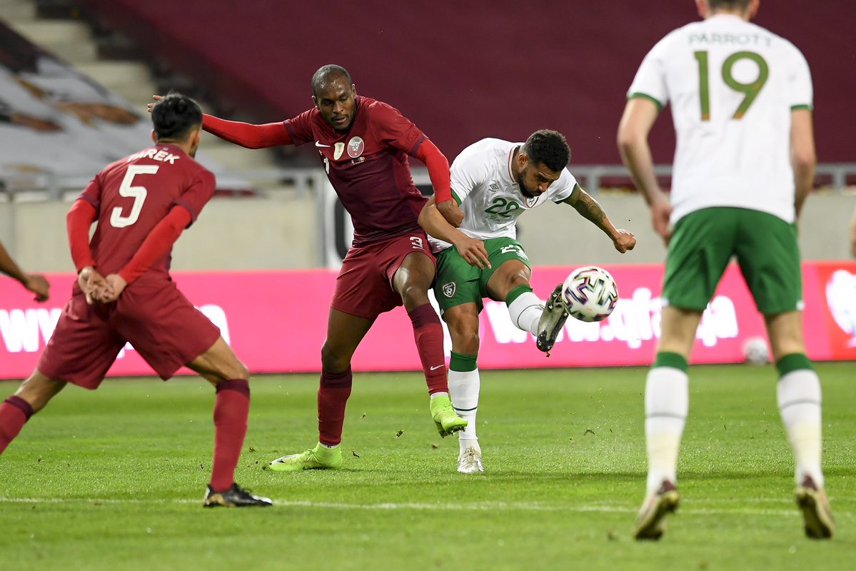 التعادل يحسم مواجهة قطر أمام جمهورية إيرلندا