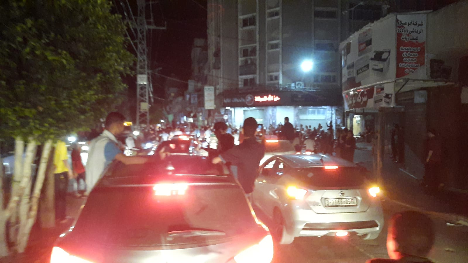 احتفالات بانتصار المقاومة بغزة