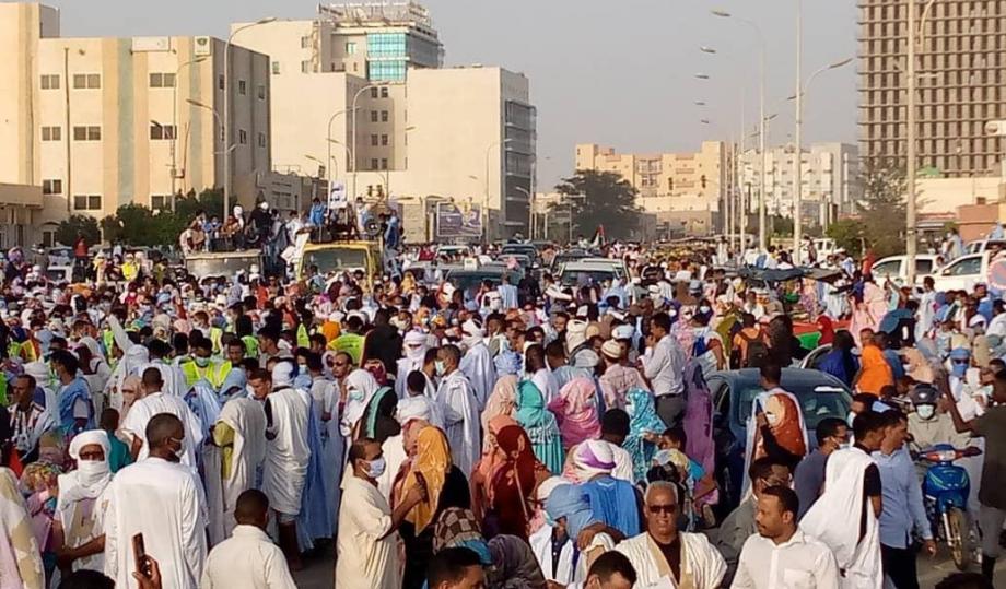مسيرة حاشدة في موريتانيا نصرة للقدس وفلسطين