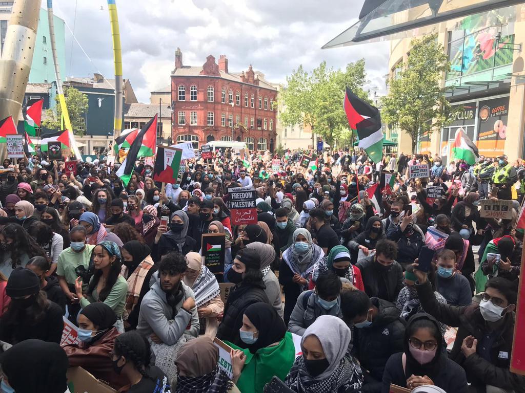 200 ألف متظاهر في لندن نصرة لفلسطين