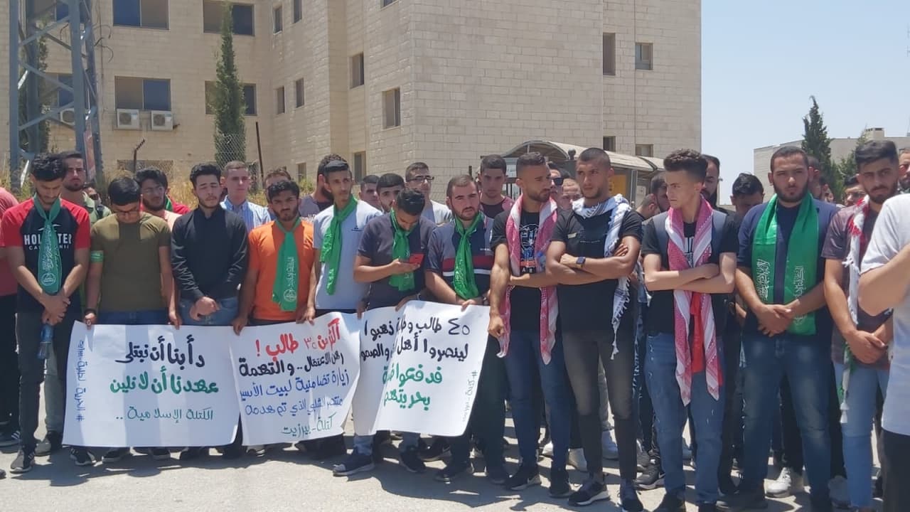 100 كادر طلابي ينضمون للإِضراب المفتوح في جامعة بيرزيت