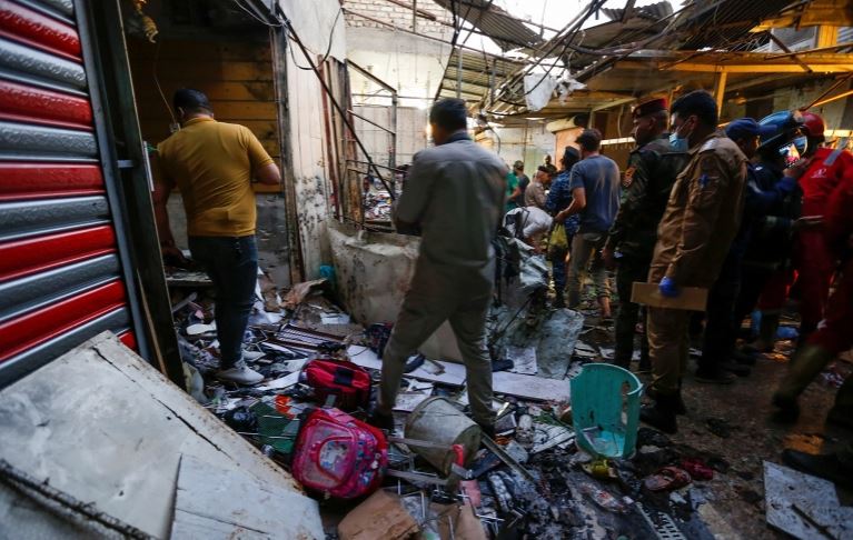 عشرات القتلى والجرحى في تفجير بمدينة الصدر شرقي بغداد