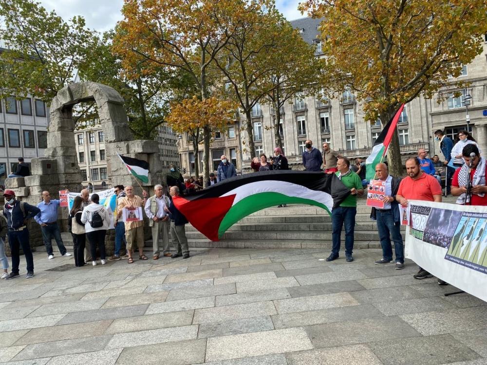 وقفة تضامنية مع الأسرى الفلسطينيين في مدينة ألمانية