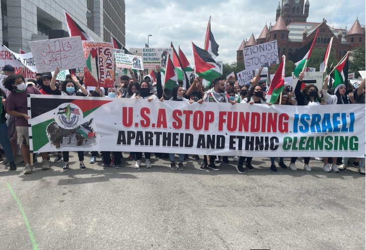تظاهرتان في أمريكا دعمًا لفلسطين