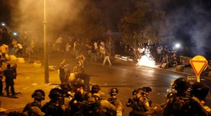 إصابات واعتقال شقيقين بمواجهات مع الاحتلال شمال القدس