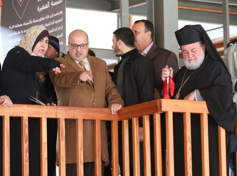 إعادة افتتاح كنيسة بيزنطية بغزة بعد ترميمها