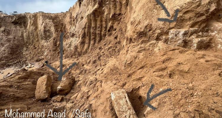 العثور على مقبرة أثرية أثناء إنشاء مدينة سكنية شمال قطاع غزة