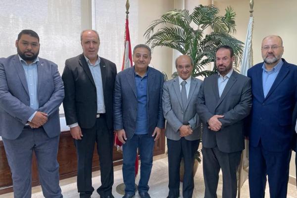 حماد يلتقي وزير الشباب والرياضة اللبناني