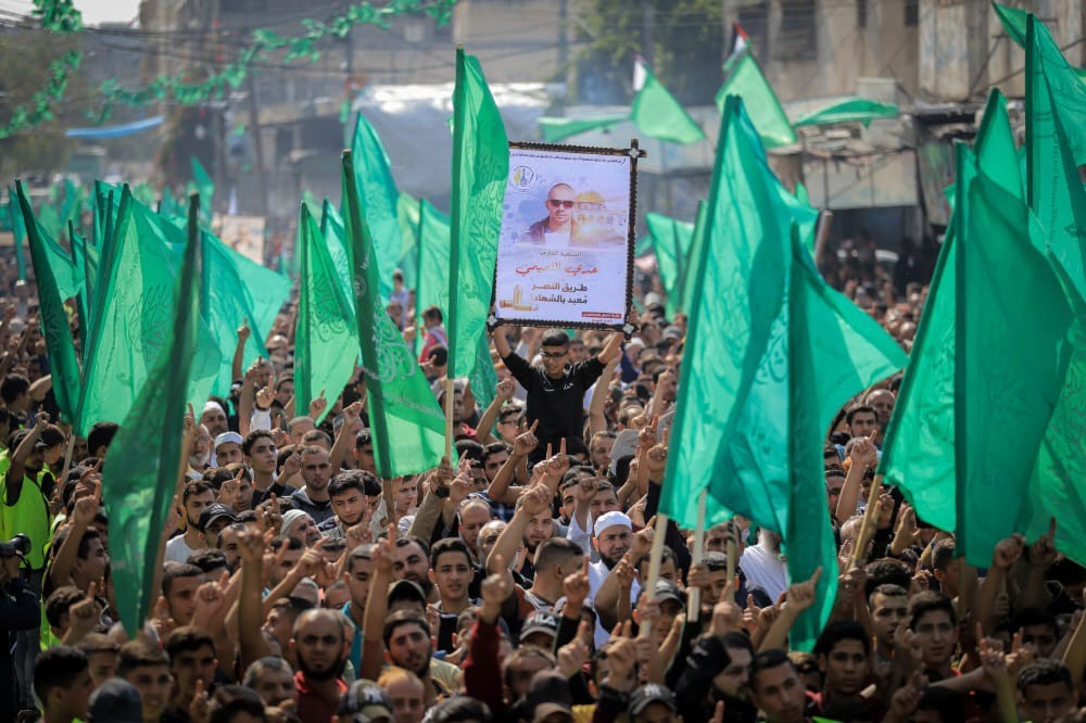 الآلاف يشاركون بمسيرة شمال غزة نصرة للأقصى وإشادة بالتميمي
