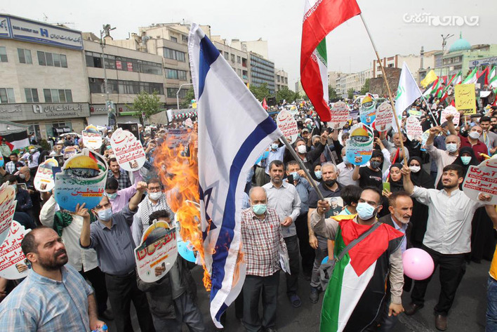 الموت لإسرائيل هتاف الملايين بإيران في يوم القدس العالمي